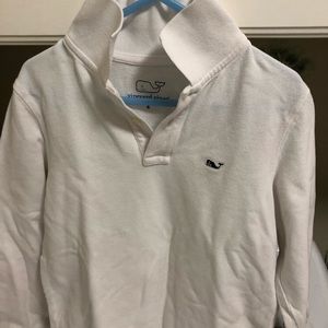Vineyard Vines White Polo Long Sleeve